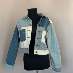 Multi colored denim jacket BDG
